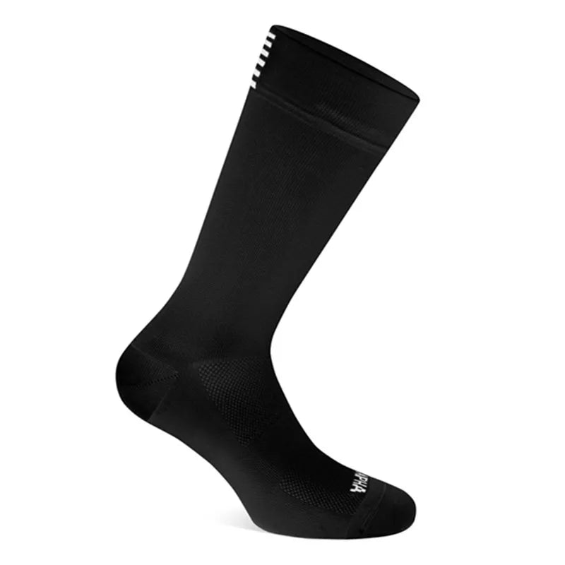 1pair Mid-Calf Athletic Socks For Cycling Running