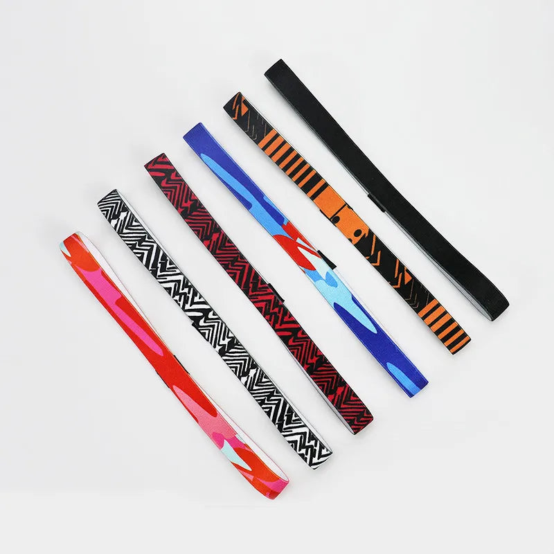 6PCS Candy Color Women Men Yoga Hair Bands